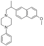 1-(2-(6-Methoxy-2-naphthalenyl)propyl)-4-phenylpiperazine