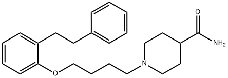 1-(4-(2-(2-Phenylethyl)phenoxy)butyl)-4-piperidinecarboxamide