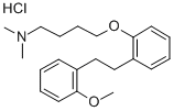 1-Butanamine, N,N-dimethyl-4-(2-(2-(2-methoxyphenyl)ethyl)phenoxy)-, h ydrochloride