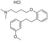 1-Butanamine, N,N-dimethyl-4-(2-(2-(3-methoxyphenyl)ethyl)phenoxy)-, h ydrochloride