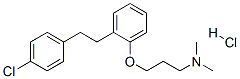 3-[2-[2-(4-chlorophenyl)ethyl]phenoxy]-N,N-dimethyl-propan-1-amine hyd rochloride