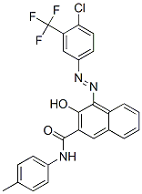 4-[[4-Chloro-3-(trifluoromethyl)phenyl]azo]-3-hydroxy-N-(4-methylphenyl)-2-naphthalenecarboxamide