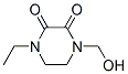 2,3-Piperazinedione,1-ethyl-4-(hydroxymethyl)-(9CI)