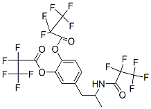 N-[2-[3,4-Bis[(pentafluoropropanoyl)oxy]phenyl]-1-methylethyl]-2,2,3,3,3-pentafluoropropanamide