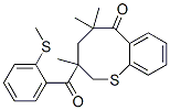 2,3,4,5-Tetrahydro-3,5,5-trimethyl-3-[2-(methylthio)benzoyl]-6H-1-benzothiocin-6-one