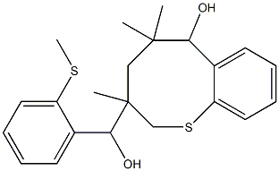 3,4,5,6-Tetrahydro-6-hydroxy-3,5,5-trimethyl-α-[2-(methylthio)phenyl]-2H-1-benzothiocin-3-methanol