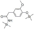 Benzeneacetamide, 3-methoxy-N-(trimethylsilyl)-4-[(trimethylsilyl)oxy] -