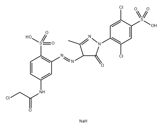 disodium 4-[(chloroacetyl)amino]-2-[[1-(2,5-dichloro-4-sulphonatophenyl)-4,5-dihydro-3-methyl-5-oxo-1H-pyrazol-4-yl]azo]benzenesulphonate