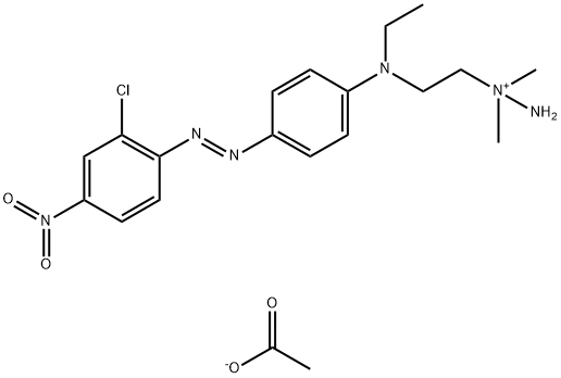 1-[2-[[4-[(2-chloro-4-nitrophenyl)azo]phenyl]ethylamino]ethyl]-1,1-dimethylhydrazinium acetate