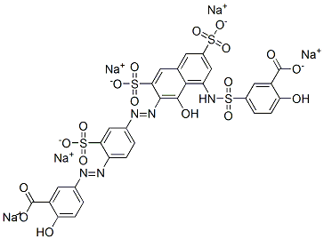 5-[[[7-[[4-[(3-Carboxy-4-hydroxyphenyl)azo]-3-sulfophenyl]azo]-8-hydroxy-3,6-disulfo-1-naphthalenyl]amino]sulfonyl]-2-hydroxybenzoic acid pentasodium salt
