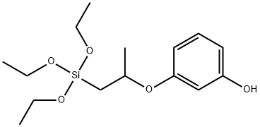 3-[1-Methyl-2-(triethoxysilyl)ethoxy]phenol