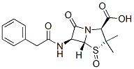 [2S-(2alpha,4beta,5alpha,6alpha)]-3,3-dimethyl-7-oxo-6-(phenylacetamido)-4-thia-1-azabicyclo[3.2.0]heptane-2-carboxylic acid 4-oxide