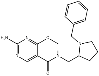 2-Amino-N-[(1-benzyl-2-pyrrolidinyl)methyl]-4-methoxy-5-pyrimidinecarboxamide