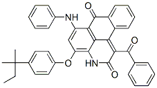 1-苯甲酰基-4-[4-(1,1-二甲基丙基)苯氧基]-6-(苯基氨基)-3H-二苯并[F,IJ]-2,7-异喹啉二酮