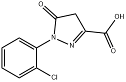 1-(2-chlorophenyl)-4,5-dihydro-5-oxo-1H-pyrazole-3-carboxylic acid