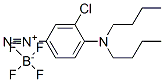 3-chloro-4-dibutylaminobenzenediazonium tetrafluoroborate
