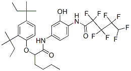 2-(2,4-Di-tert-pentylphenoxy)-N-[3-hydroxy-4-[(2,2,3,3,4,4,5,5-octafluorovaleryl)amino]phenyl]hexanamide