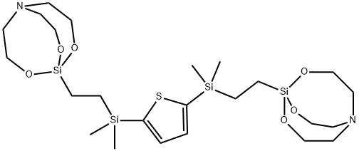 1,1'-[2,5-Thiophenediylbis[(dimethylsilylene)-2,1-ethanediyl]]bis[2,8,9-trioxa-5-aza-1-silabicyclo[3.3.3]undecane]
