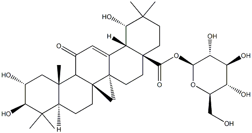 2α,3β,19α-Trihydroxy-11-oxoolean-12-en-28-oic acid [β-D-glucopyranosyl] ester