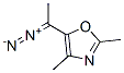 Oxazole,  5-(1-diazoethyl)-2,4-dimethyl-  (9CI)