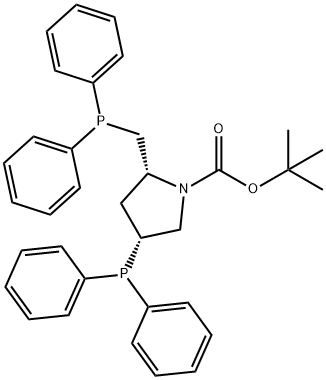 (2R,4R)-(+)-2-(二苯基膦基甲基)-4-(二苯基膦基)-N-(叔丁氧基羰基)吡咯烷