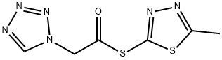 2-(1H-Tetrazol-1-yl)thioacetic acid S-(5-methyl-1,3,4-thiadiazol-2-yl) ester
