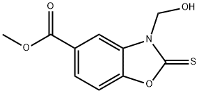 2,3-DIHYDRO-3-(HYDROXYMETHYL)-2-THIOXO-5-BENZOXAZOLECARBOXYLIC ACID METHYL ESTER