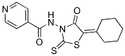 N-(5-Cyclohexylidene-4-oxo-2-thioxo-3-thiazolidinyl)-4-pyridinecarboxamide
