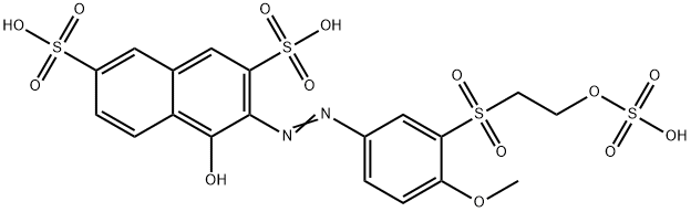 4-Hydroxy-3-[[4-methoxy-3-[[2-(sulfooxy)ethyl]sulfonyl]phenyl]azo]-2,7-naphthalenedisulfonic acid