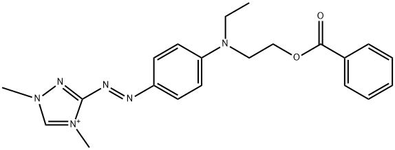 3-[[4-[Ethyl[2-(benzoyloxy)ethyl]amino]phenyl]azo]-1,4-dimethyl-1H-1,2,4-triazole-4-ium