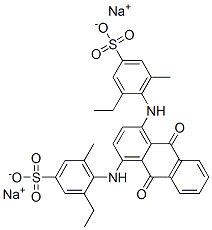 4,4'-[[(9,10-Dihydro-9,10-dioxoanthracene)-1,4-diyl]diimino]bis[3-ethyl-5-methylbenzenesulfonic acid]disodium salt