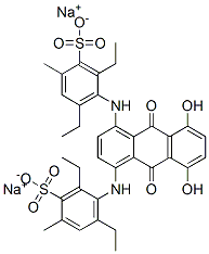 disodium 4,4'-[(9,10-dihydro-5,8-dihydroxy-9,10-dioxo-1,4-anthrylene)diimino]bis[3,5-diethyltoluene-2-sulphonate]
