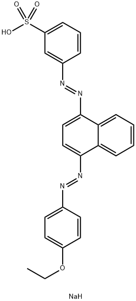 sodium 3-[[4-[(4-ethoxyphenyl)azo]-1-naphthyl]azo]benzenesulphonate