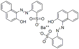 Bis[2-[(2-hydroxy-1-naphthalenyl)azo]benzenesulfonic acid]barium salt