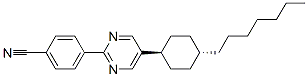 trans-4-[5-(4-heptylcyclohexyl)-2-pyrimidyl]benzonitrile