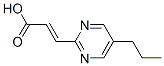 2-Propenoic acid, 3-(5-propyl-2-pyrimidinyl)- (9CI)