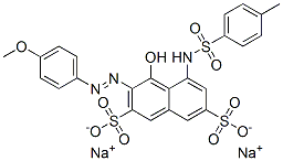 3-[(4-Methoxyphenyl)azo]-4-hydroxy-5-(4-methylphenylsulfonylamino)-2,7-naphthalenedisulfonic acid disodium salt