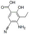 Benzoic acid, 4-amino-5-cyano-3-ethyl-2-hydroxy- (9CI)