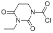 1(2H)-Pyrimidinecarbonyl chloride, 3-ethyltetrahydro-2,4-dioxo- (9CI)