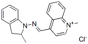 4-[[(2,3-dihydro-2-methyl-1H-indol-1-yl)imino]methyl]-1-methylquinolinium chloride