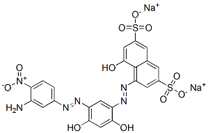 disodium 4-[[5-[(3-amino-4-nitrophenyl)azo]-2,4-dihydroxyphenyl]azo]-5-hydroxynaphthalene-2,7-disulphonate