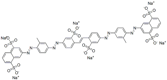 3,3'-[1,2-Ethenediylbis[(3-sulfo-4,1-phenylene)azo(2-methyl-4,1-phenylene)azo]]bis(1,5-naphthalenedisulfonic acid)hexasodium salt