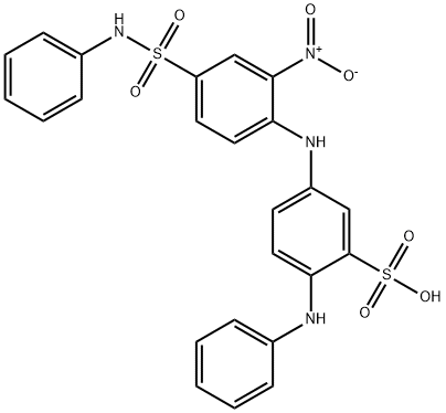 5-[2-nitro-4-[anilinosulphonyl]anilino]-2-anilinobenzenesulphonic acid
