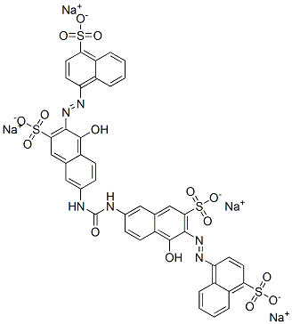 7,7'-(Carbonyldiimino)bis[4-hydroxy-3-[(4-sulfo-1-naphthalenyl)azo]-2-naphthalenesulfonic acid]tetrasodium salt