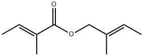 (E)-2-Methylcrotonic acid (E)-2-methyl-2-butenyl ester