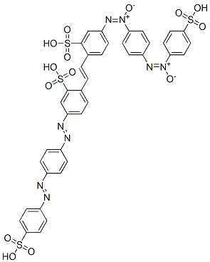 5-[[4-[(4-Sulfophenyl)azo]phenyl]azo]-2-[2-[2-sulfo-4-[[4-[(4-sulfophenyl)-ONN-azoxy]phenyl]-ONN-azoxy]phenyl]ethenyl]benzenesulfonic acid