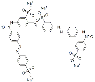 5-[[4-[(4-Sulfophenyl)azo]phenyl]-ONN-azoxy]-2-[2-[2-sulfo-4-[[4-[(4-sulfophenyl)-ONN-azoxy]phenyl]azo]phenyl]ethenyl]benzenesulfonic acid tetrasodium salt