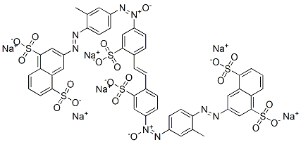 3,3'-[1,2-Ethenediylbis[(3-sulfo-4,1-phenylene)-ONN-azoxy(2-methyl-4,1-phenylene)azo]]bis(1,5-naphthalenedisulfonic acid)hexasodium salt