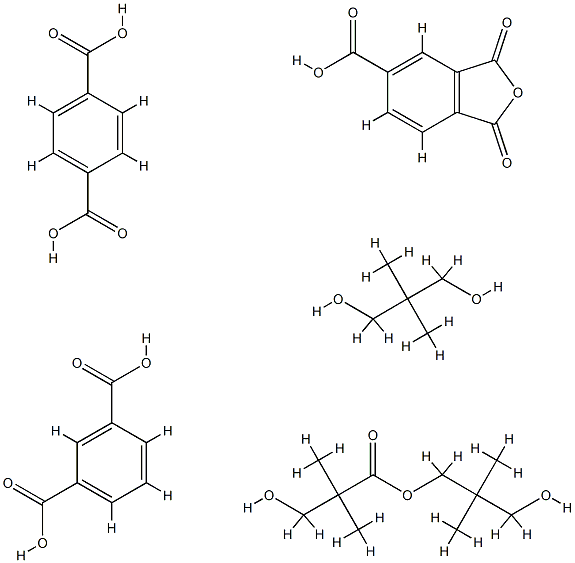 1,3-Benzenedicarboxylic acid, polymer with 1,4-benzenedicarboxylic acid, 1,3-dihydro-1,3-dioxo-5-isobenzofurancarboxylic acid, 2,2-dimethyl-1,3-propanediol and 3-hydroxy-2,2-dimethylpropyl 3-hydroxy-2,2-dimethylpropanoate