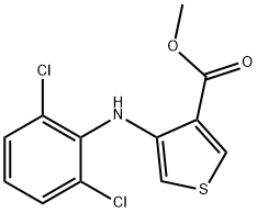 4-(2,6-Dichloroanilino)-3-thiophenecarboxylic Acid Methyl Ester